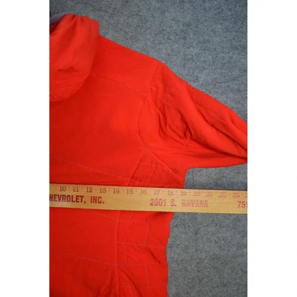 Patagonia Nano-Air Jacket Womens S Red Hooded Insulated Full Zip Outdoor Alpine - Picture 15 of 16